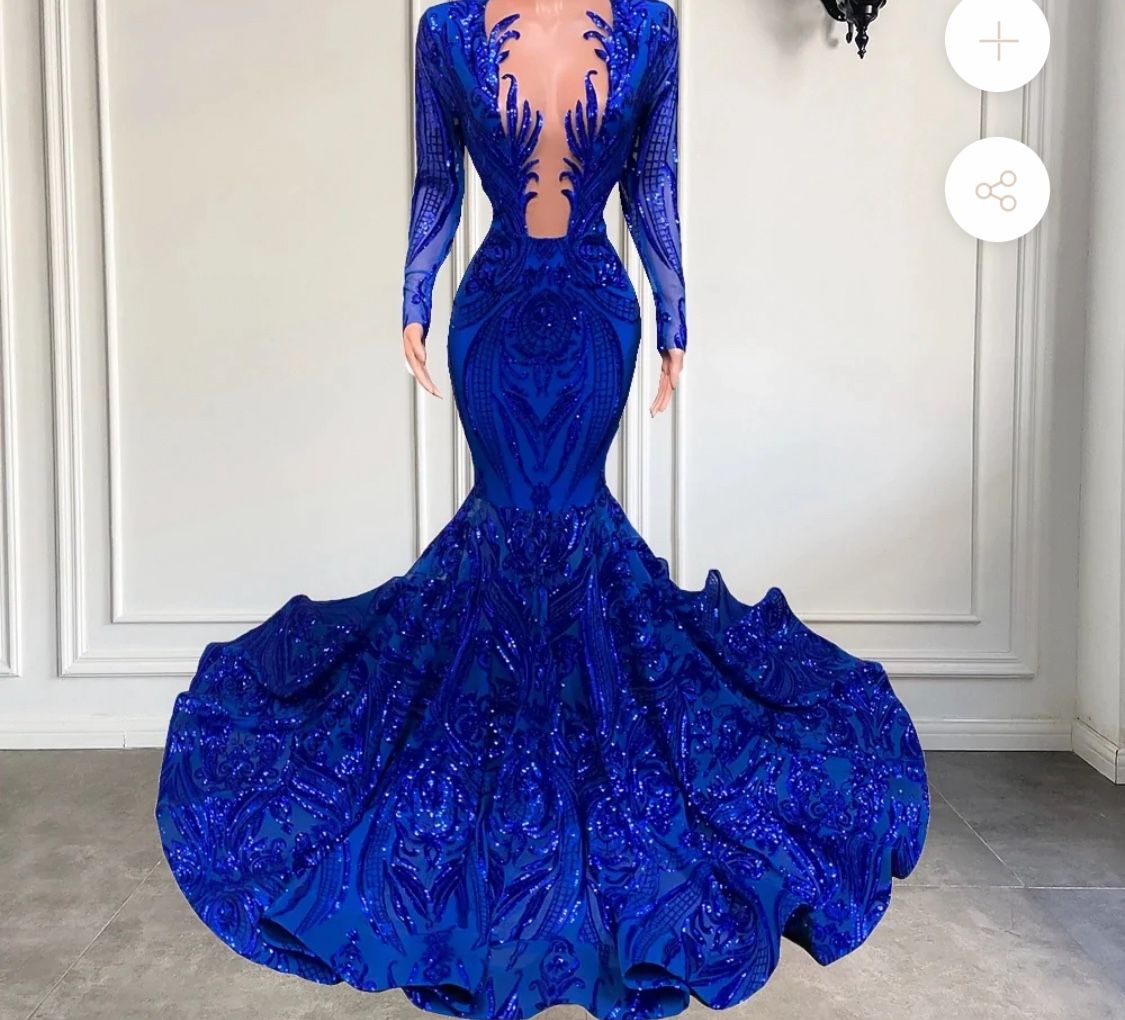 Beautiful Midnight Blue Social Dress