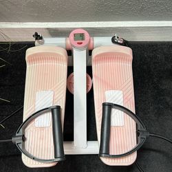Mini Stepper Exercise Machine with Resistance Bands