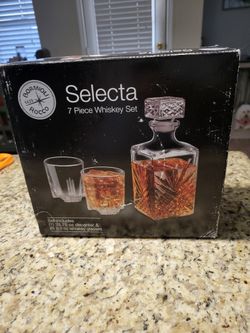 Bormioli Rocco 7 piece Whiskey Set BRAND NEW 