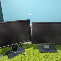 2 Dell Monitors 