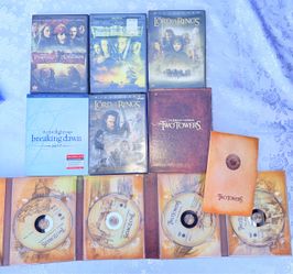 DVD Movie Lot – Lord of the Rings, Pirates of the Caribbean, Twilight