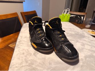 Jordan Air Jordan Dub Zero Mid-Top Lace-Up Sneakers Black Taxi