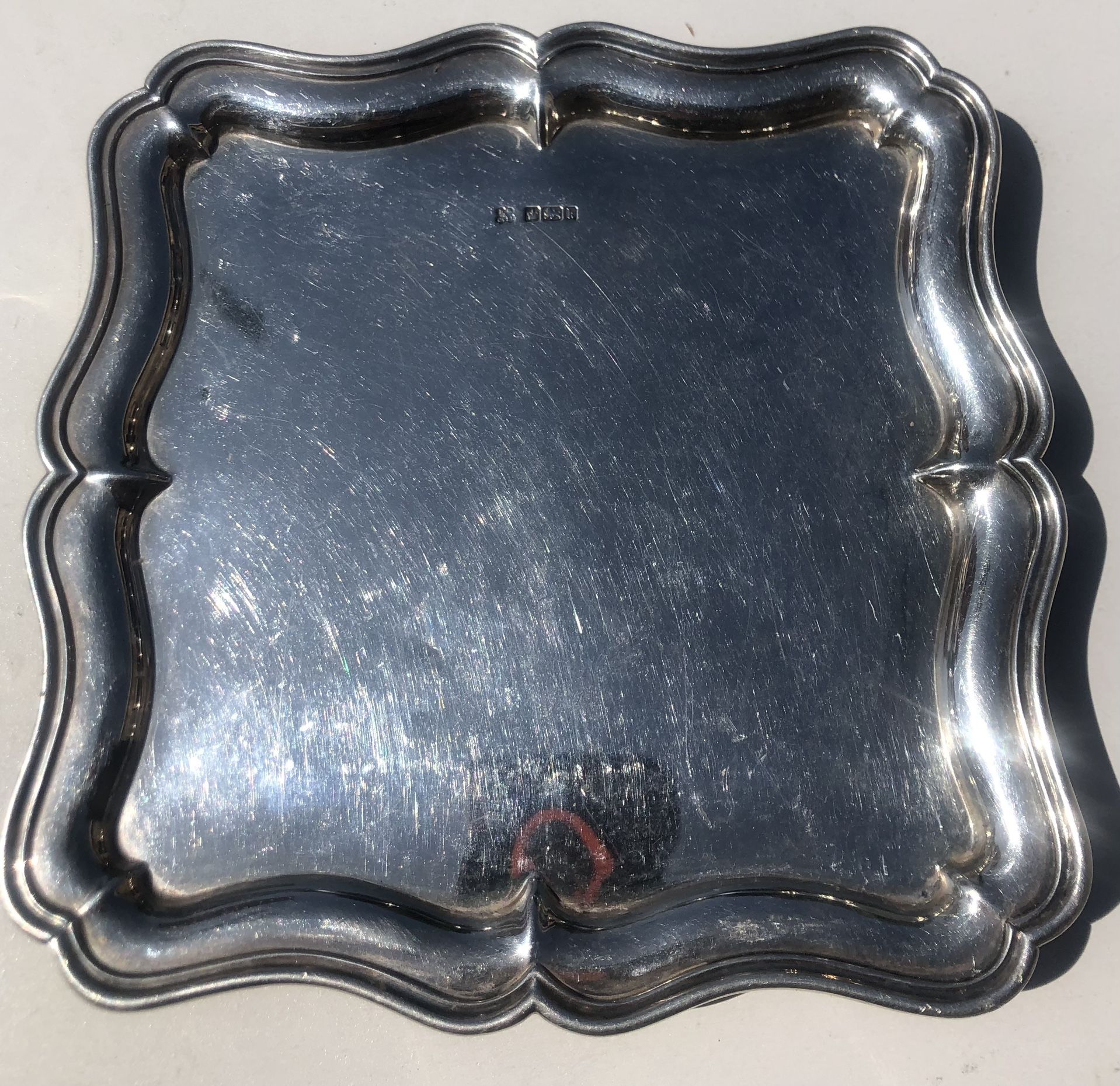 Antique Sheffield Silver Tray