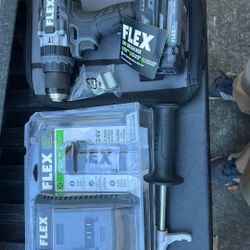 Flex 24v Turbo Hammer Drill Driver Combo Kit 