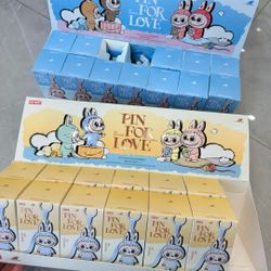Brand new authentic Pop mart labubu V4 pin for love series dolls