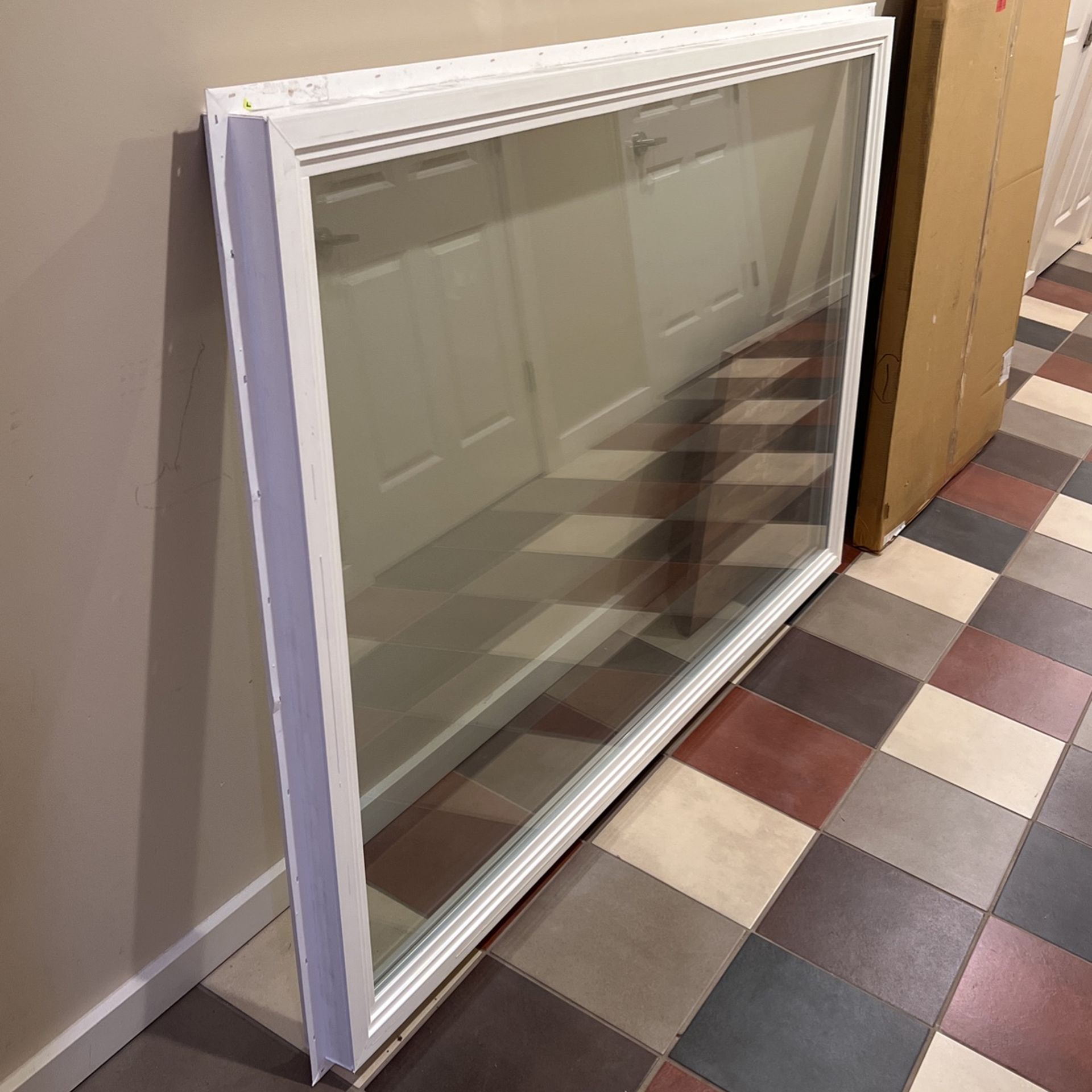 6ft x 4ft Vinyl Window (With Blinds And Hardware)