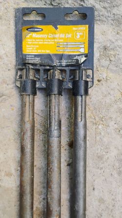 Warrior SDS Max Masonry Chisel Set, unused 62828