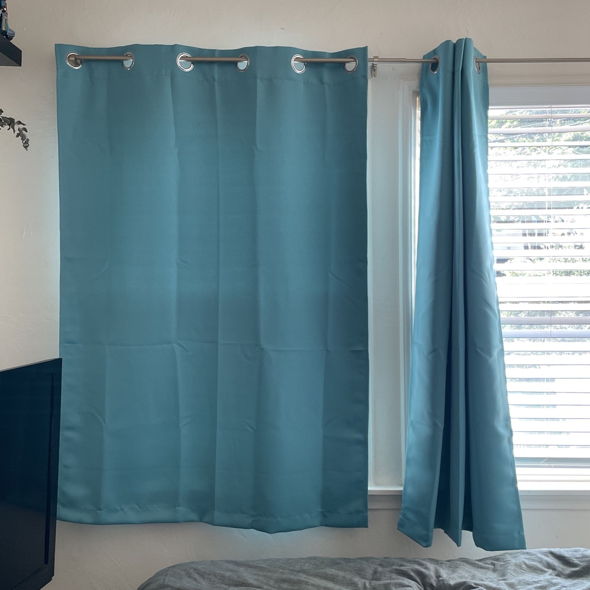 Turquoise Blackout Curtains