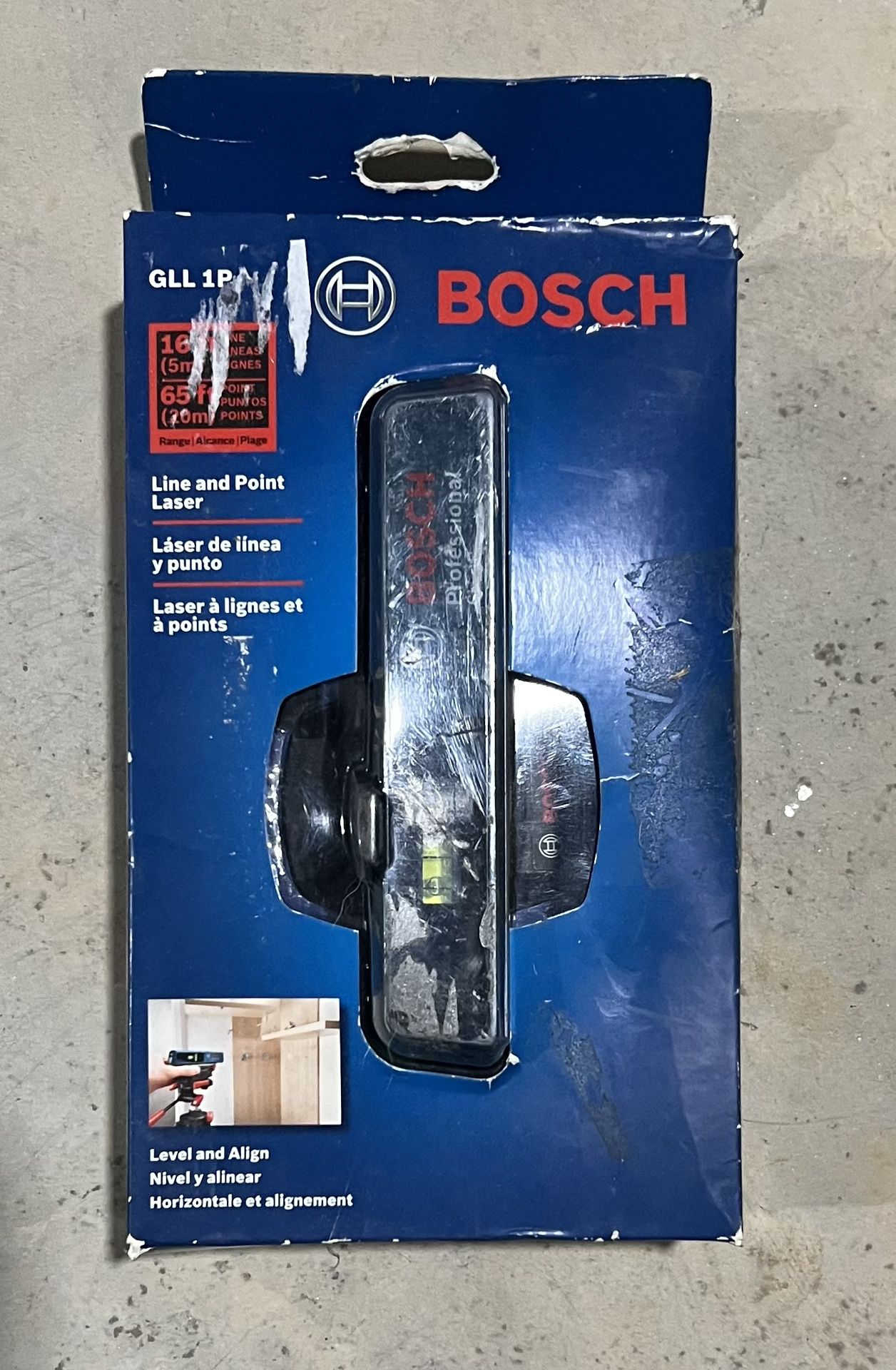 Bosch 16' / Line & Point Laser 