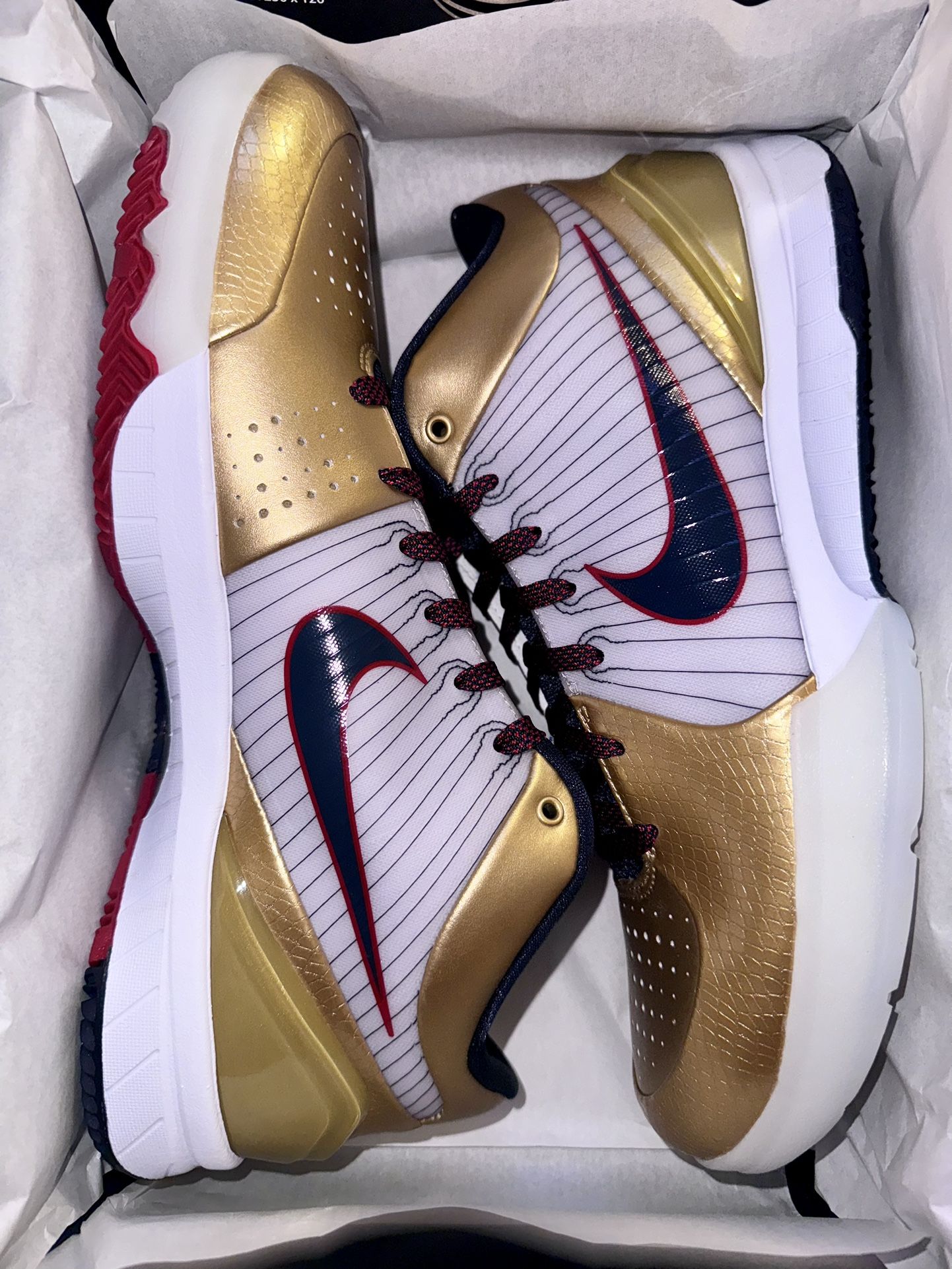 2024 Nike Kobe 4 Protro Gold Medal Shoes Mens Size 11 DEADSTOCK