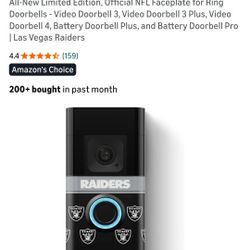 Raiders Ring Doorbell Cover 