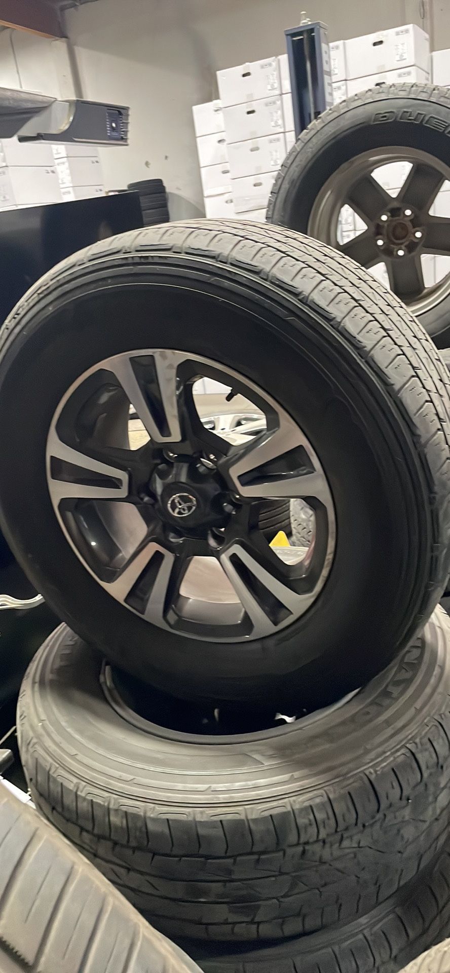 17” TOYOTA TACOMA WHEELS RIMS USED + TIRES (