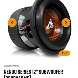 CRESCENDO 12"NENDO D2 3K RMS SUB
