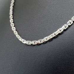 925 Sterling Silver Anchor Necklace 26” 3.6mm 24.70grams 161267 1