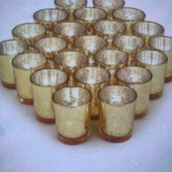 Candles In A Gold Candlesticks