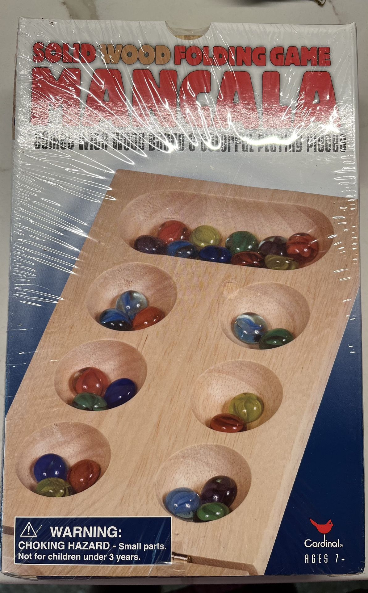 New sealed Solid Wood Mancala Board Game