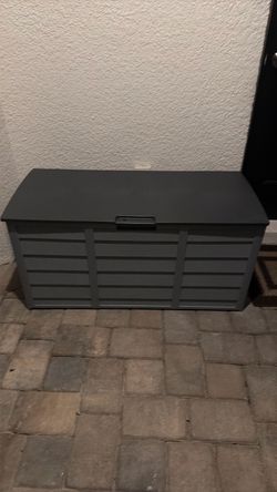 Large Outdoor Plastic Deck Storage Box