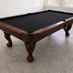 8’ Pool Table Standard Size (Free Delivery & Pro Setup) New Felt Any Color + All Accessories 