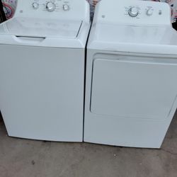 GE Top Loader Washer And  Electric Dryer 