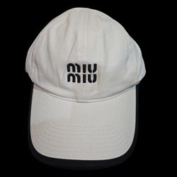 MIU MIU Drill Cap