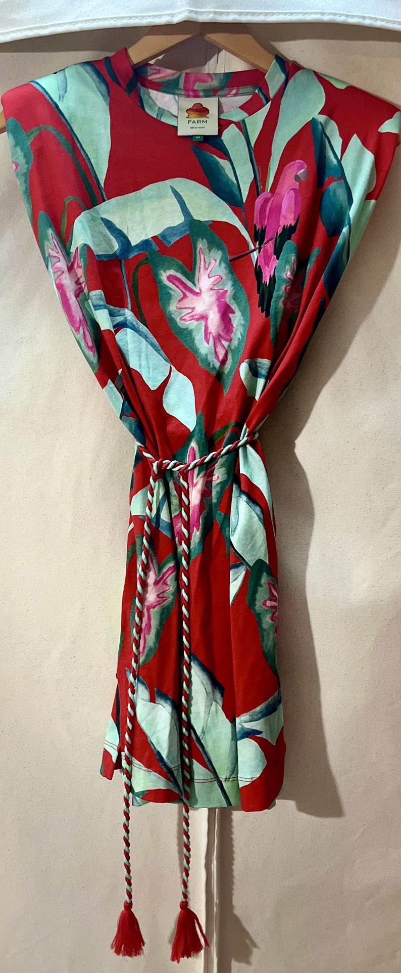 Farm Rio Summer Mini T-Shirt Dress
