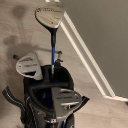 Kids Golf Bag With Clubs 