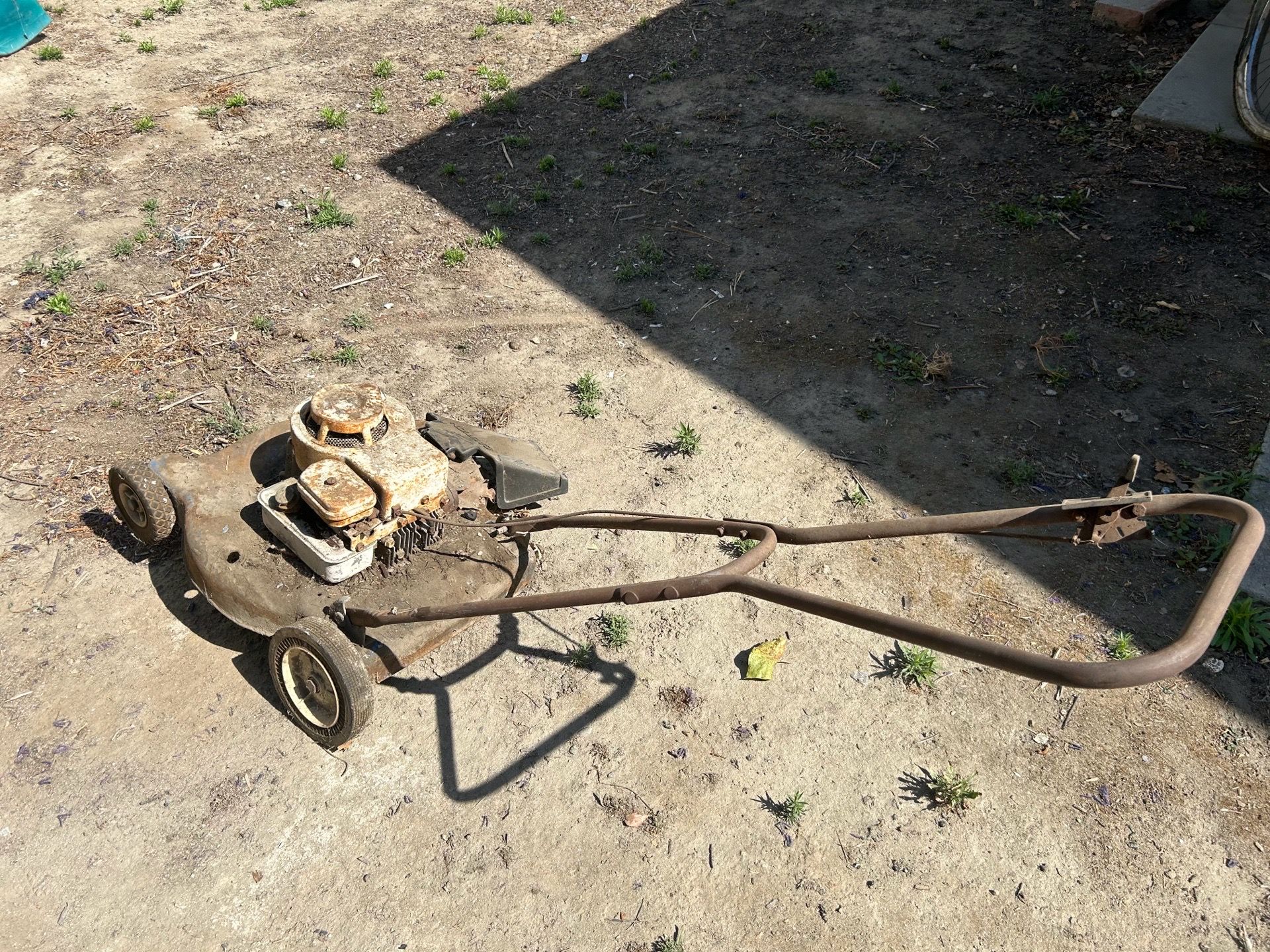 Vintage lawnmower