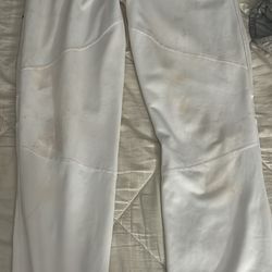 White Nike Men’s Baseball Pants