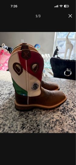 Justin boots 10 1/2 new
