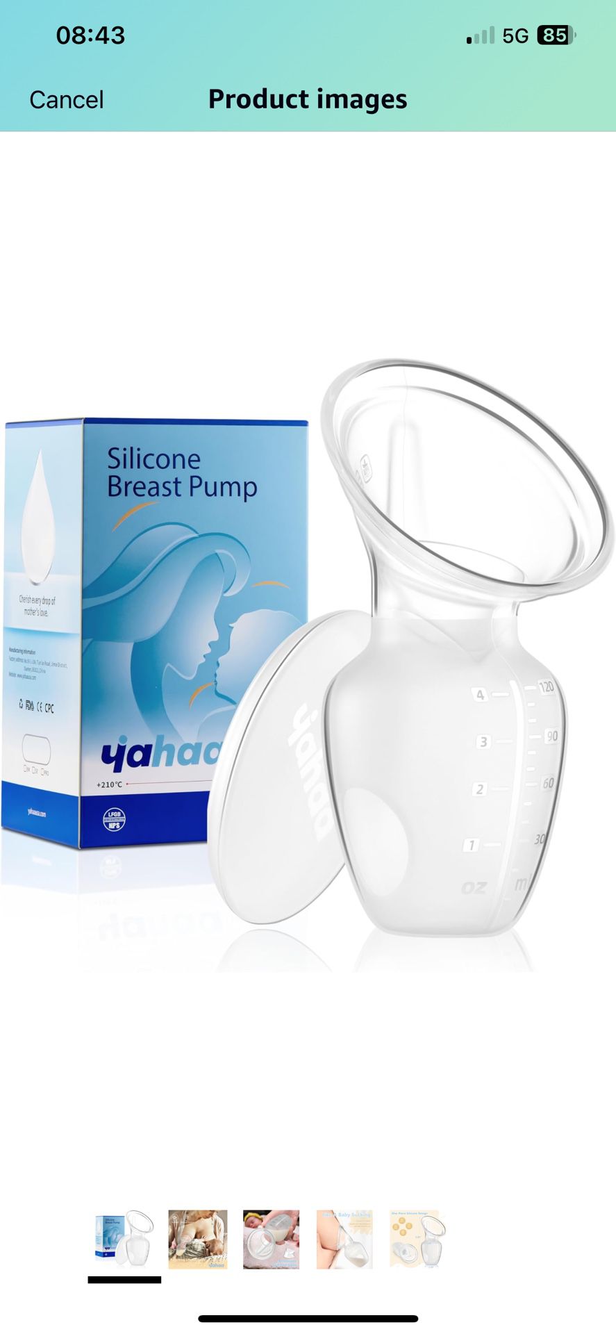 4.6 4.6 out of 5 stars 148 Manual Breast Pump for Breastfeeding Essentials,Colostrum Collector with Spill Free Valve,Cap,Silicone,Clear,4oz