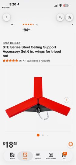 Bessey ceiling support