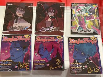 (Kayou ) k pop demon hunters collectible trading cards