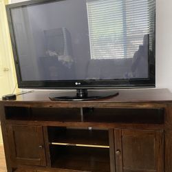 Entertainment Center With 55 Inch TV