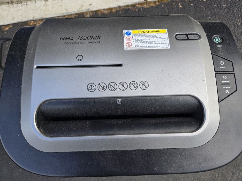Royal 1620mx Shredder