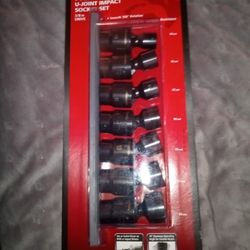 Husky 3/8 U Joint Impact Socket Set 