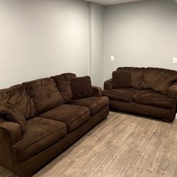 Brown Couch Set 