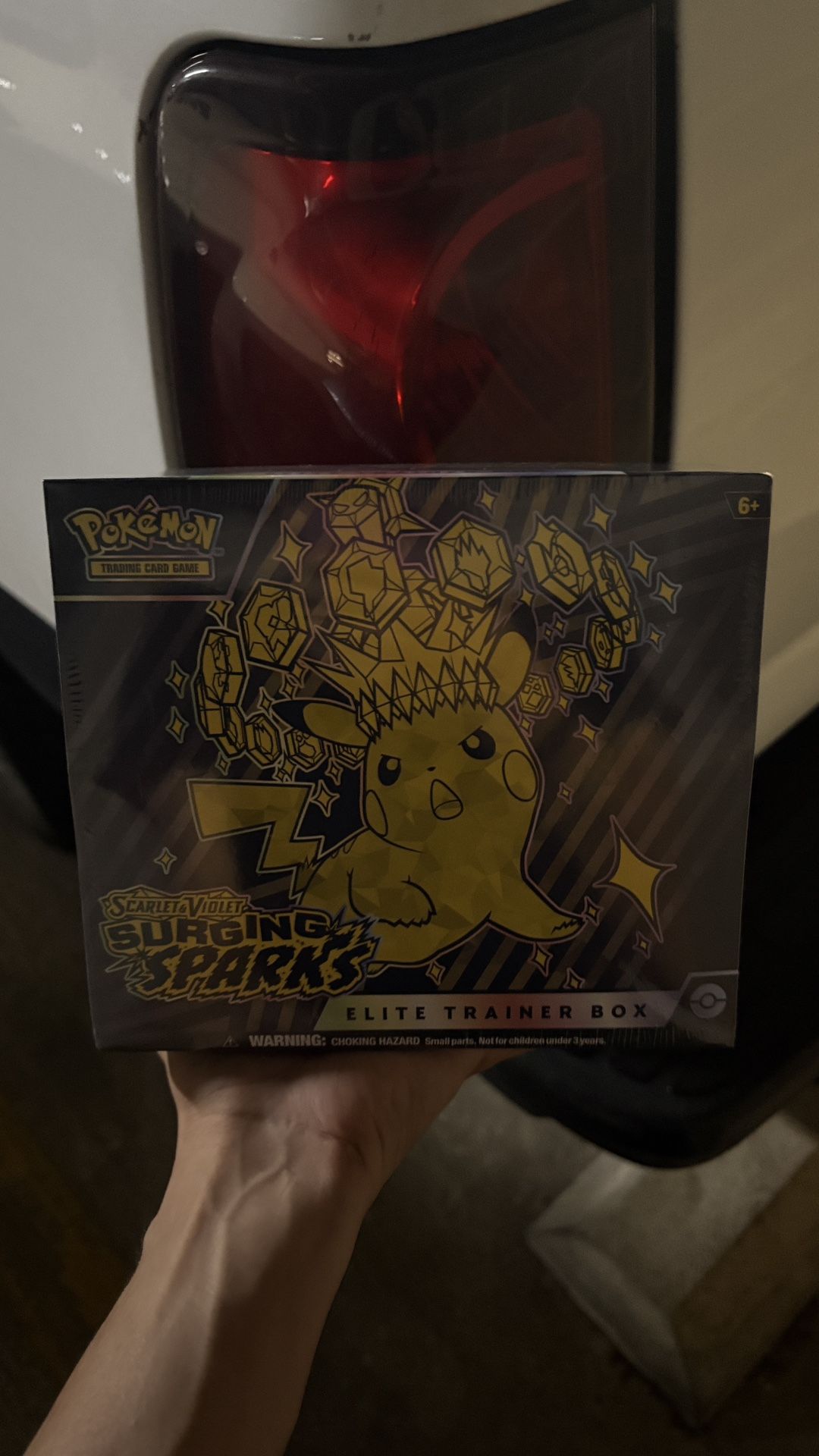 Scarlet and Violet surging Sparks elite trainer box