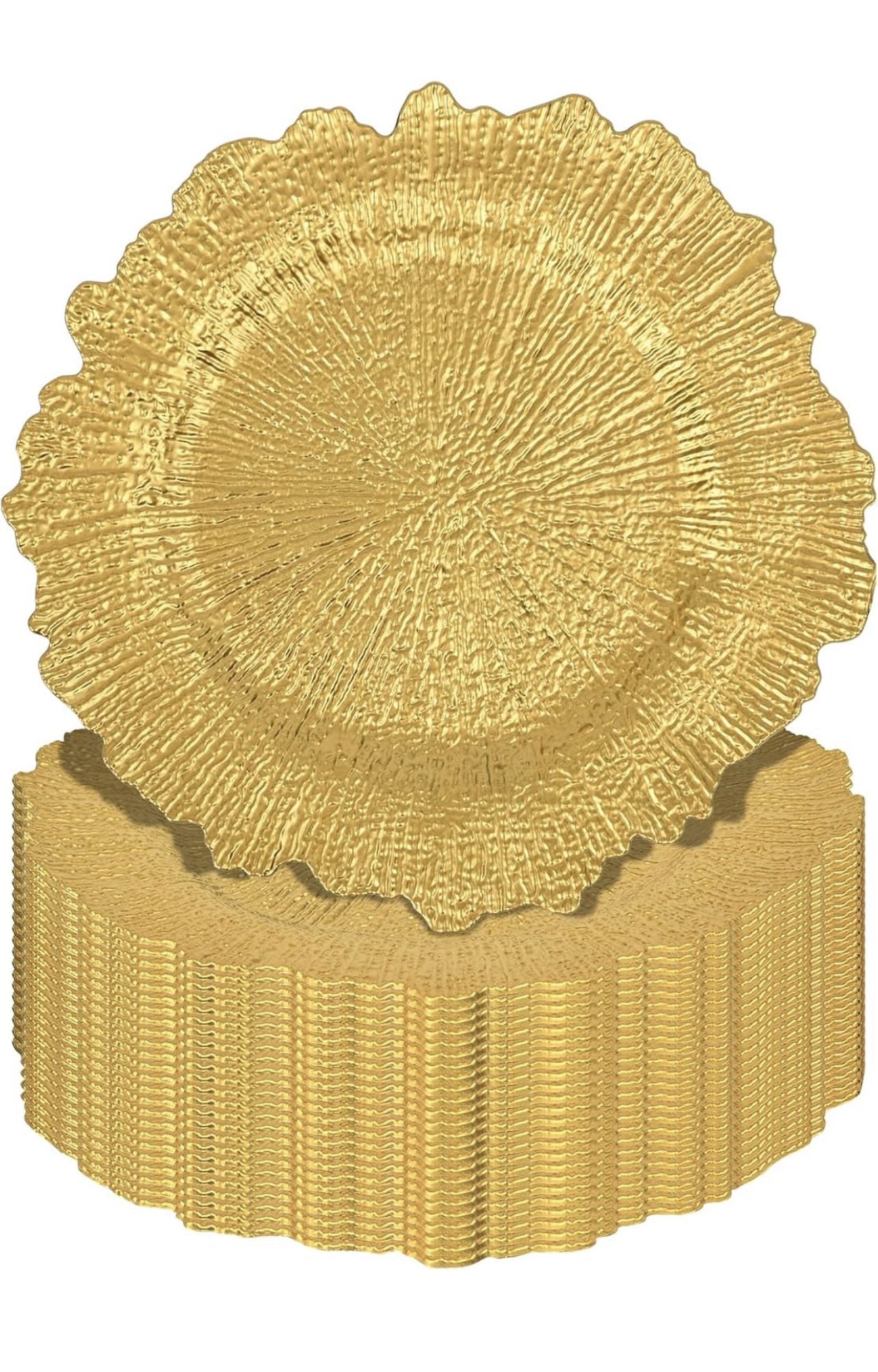  Gold 13-Inch Charger Plates