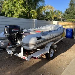 2007 Achilles HB-350DX RIB INFLATABLE DINGHY FOR SALE 