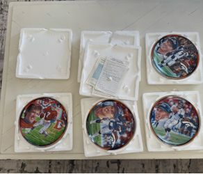 John Elway Denver Broncos Collector Plate Set