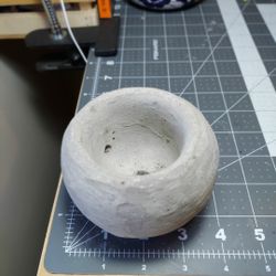 Circle Round Cement Pot Planter Indoor Outdoor Garden 