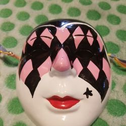 Bertha Rogers Ceramic Face Mask Wall Art 1985