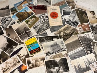 90 Vintage Postcards & Old Photographs – Seattle, WA, Oregon & SF
