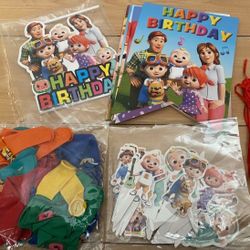 CoComelon Birthday Party Supplies 