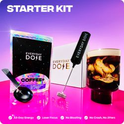 Everyday Dose Mushroom Coffee Starter Kit, NEW