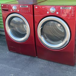 LG Dryer And Washer Set Gas