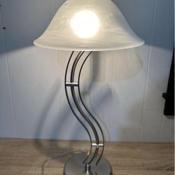 Modern Desk Lamp Metal And Glass