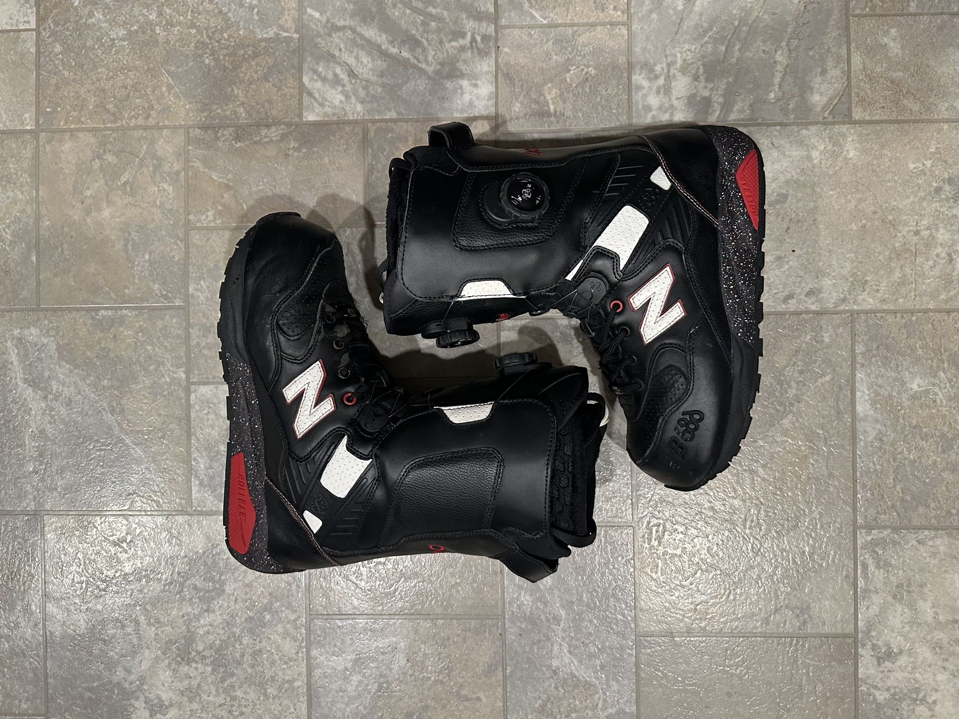 New Balance Black 686 Snowboarding / Snowboard Boots For Sale Size 9.5