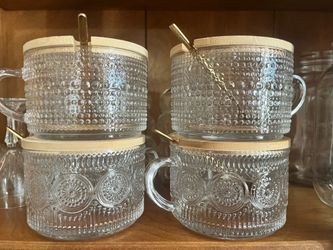 Vintage Coffee Mug Set of 4
