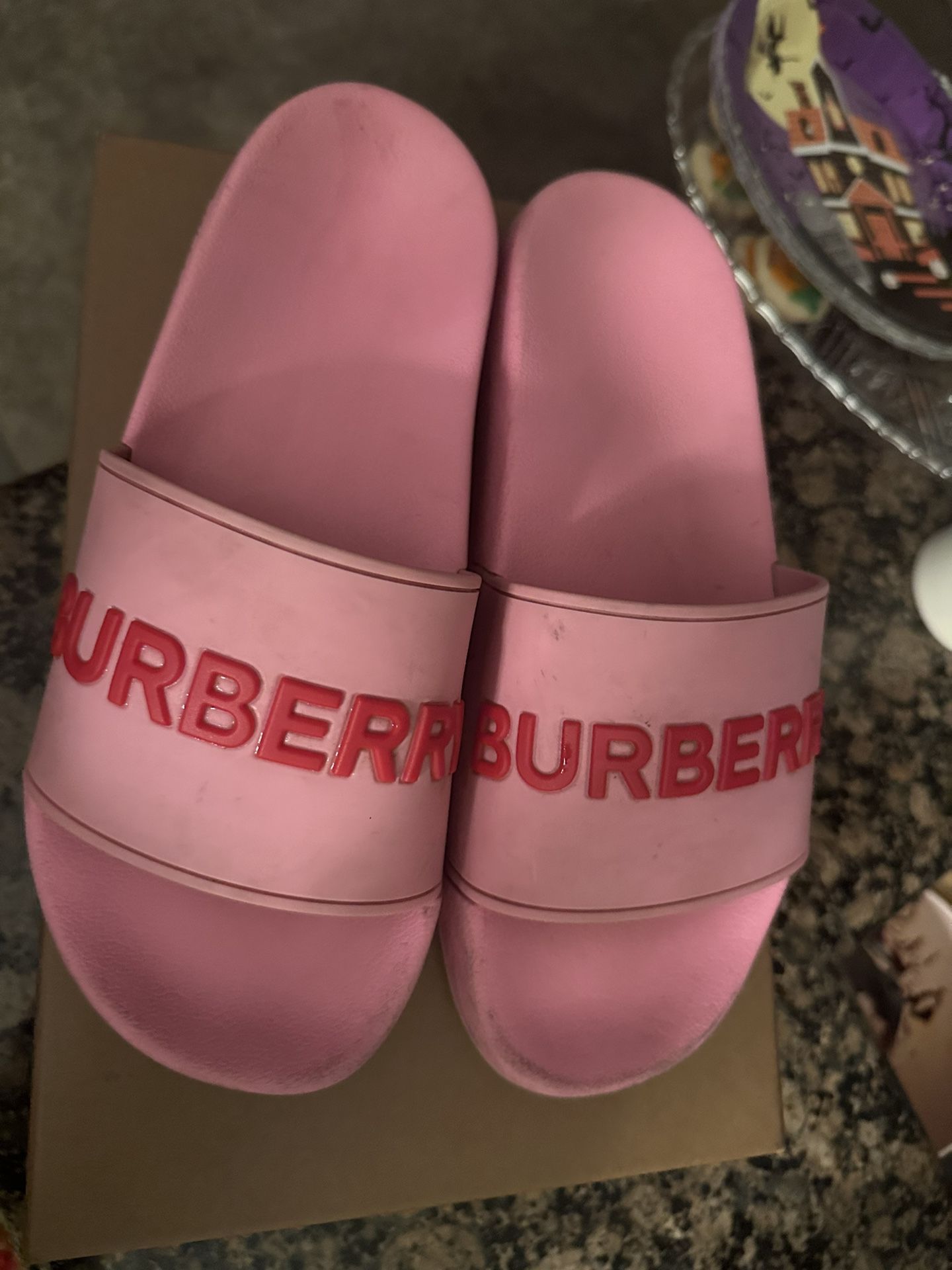 Burberry Pink slides